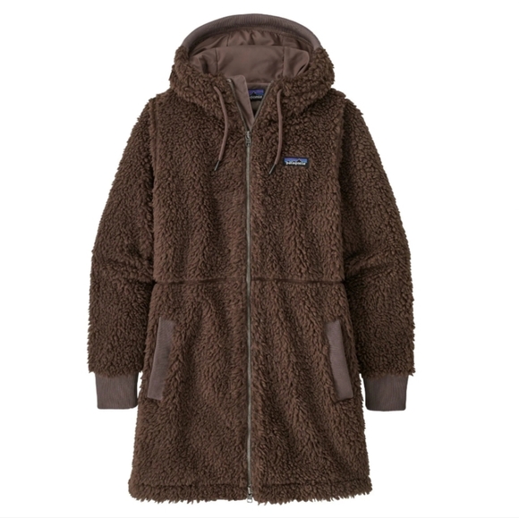 Patagonia Jackets & Blazers - Patagonia Dusty Mesa High Pile Fleece Midlength Trench Parka Jacket Coat